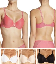 NWT Chantelle Aeria Light Spacer Mesh Bra 1291 GRAPEFRUIT MULTI SIZES