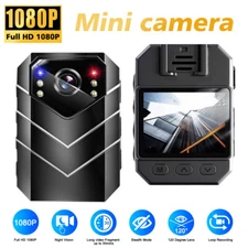 HD 1080P Police Body Worn Camera Security Safety Camcorder Video DVR IR Night