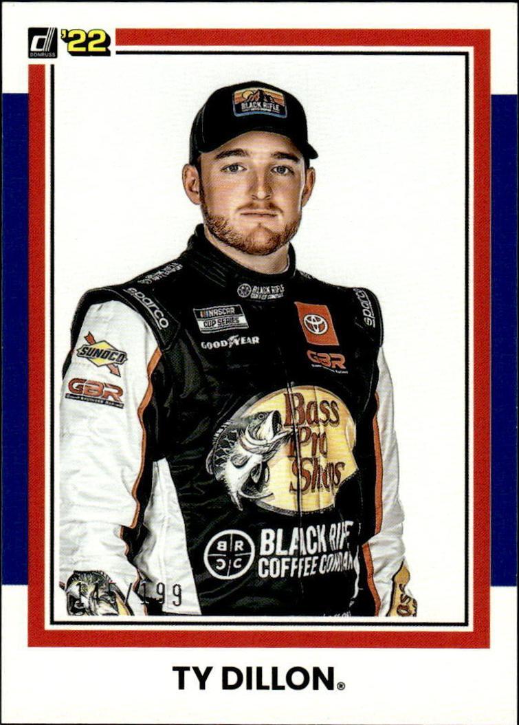 2022 Panini Donruss NASCAR Retro 1981 Ty Dillon 161 Navy Blue 199 2022-panini-donruss-nascar-retro-1981-ty-dillon-161-navy-blue-199