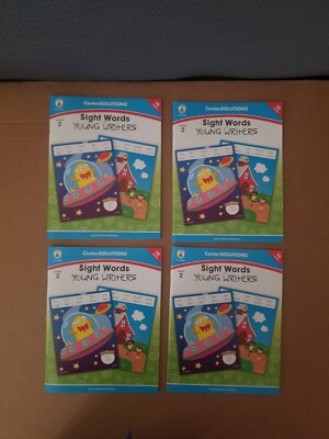 Lot of 4 - Sight Words for Young Writers  Grade 2  Centersolutions Tear-Away 