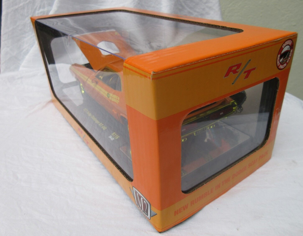 M2 Machines 2024 Orange 1971 Dodge Challenger R/T 440 CHASE M2 Machines 2024 Orange 1971 Dodge Challenger R/T 440 CHASE