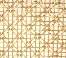 vIntage  REPLACEMENT SPEAKER GRILL - 15" DIAMETER GOLD METAL "WEAVE"