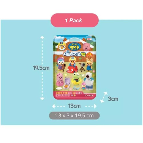 Pororo & Friends Mini Figure Surprise Pack Random 1EA Box Giocattolo Coreano - Foto 3 di 3