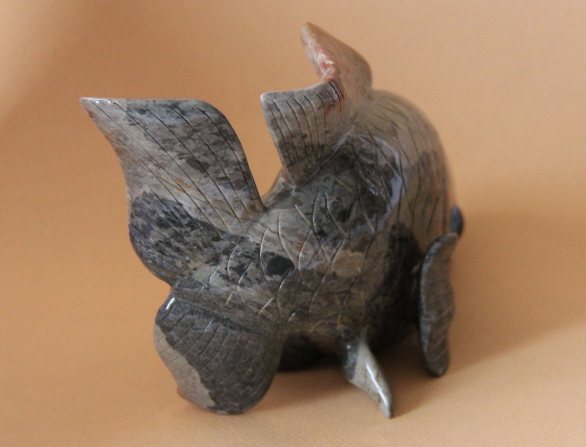 Poisson figurine taillé en Stéatite péruvienne • EUR 58,00