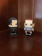 Retired Lego Brickheads 41489 Rey and Kylo Ren Limited Edition