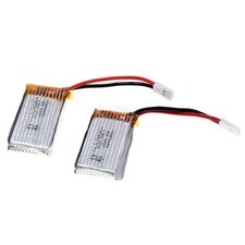 2 Stück Li-po Akku RC Drohne, Quadrocopter Jamara Skip 3D 3,7 V 250mAh 25C 