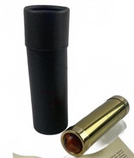 Vintage Kaleidoscope with Brass Finish and Storage Tube