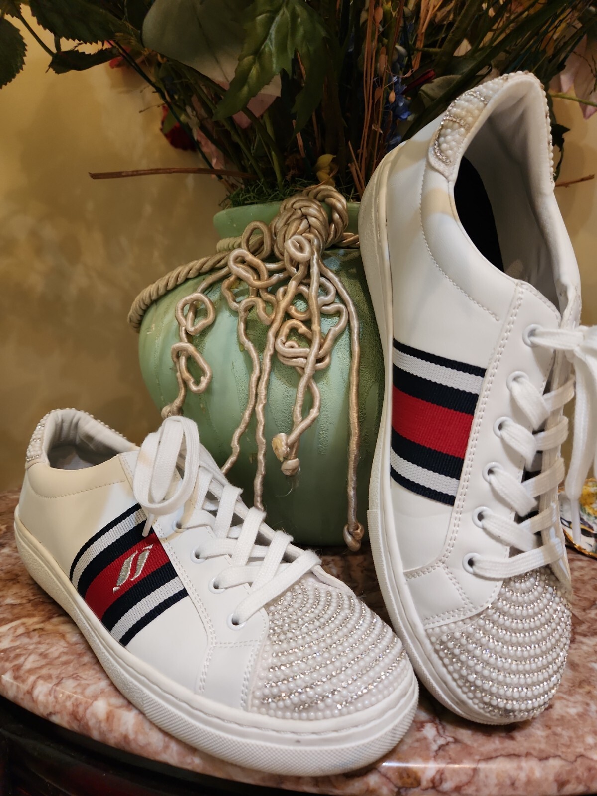 skechers bling tennis shoes