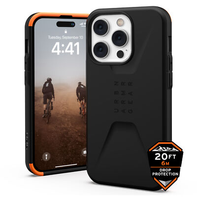 Urban Armor Gear (UAG) Civilian Tough Case für Apple iPhone 14 Pro - Schwarz