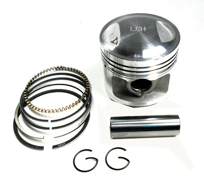 #ad PISTON KIT Honda CG125 56.5mm Bore 15mm Piston Pin $22.99