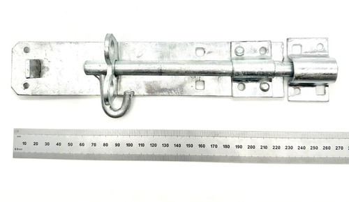 PERNO DESLIZANTE PUERTA GALVANIZADA CON FIJACIONES DE ALTA RESISTENCIA JARDÍN PADBOLT BRENTON - Imagen 8 de 9