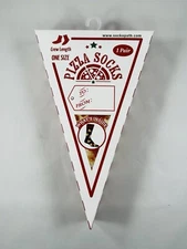 Novelty Pizza Slices Socks, 1 Pair, Men's Crew Length, One Size