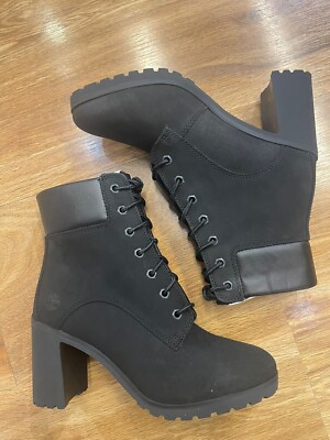 TIMBERLAND WOMEN'S ALLINGTON '' INCH BOOT BLACK NUBUCK A1JVB ALL