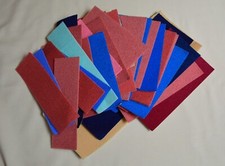 New Dolls House Furniture - 30 Self Adhesive Carpet off Cuts Various Sizes