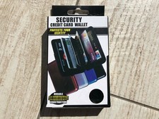 SECURITY CREDIT CARD WALLET DURABLE ALUMINUM CONSTRUCTION NEW 