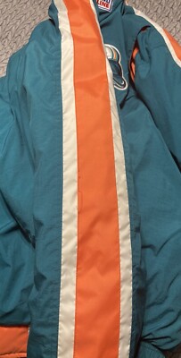 NFL Pro Line マイアミ・ドルフィンズ ジャケット XL ドルフィン様専用】NFLリーボックダウンジャケットマイアミ