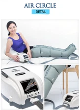 Relaxed by UNIX Air Circle Compression Massage UAM-A8200 Pump+Leg/Arm/Waist 220V
