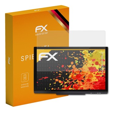 atFoliX 2x Displayfolie für Huion GT-220 v2 Schutzfolie matt&stoßfest Folie