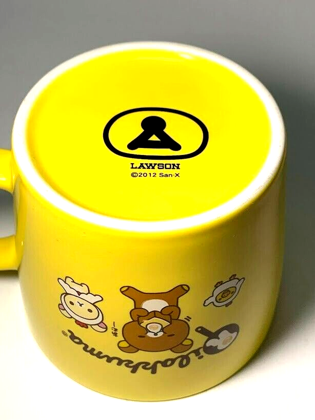 Rilakkuma Korilakkuma Lawson 2012 Mug Cup Yello & 2016 Bowl Dish
