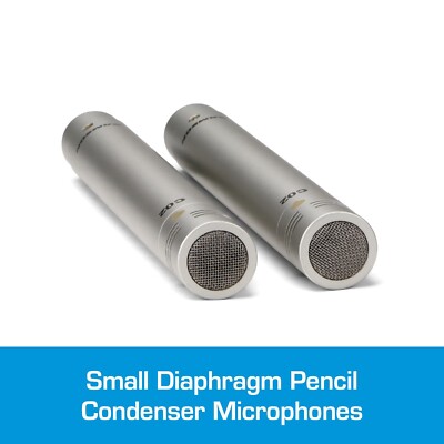 Samson Pencil Condenser Microphones, Silver (SAM C02PR) | eBay