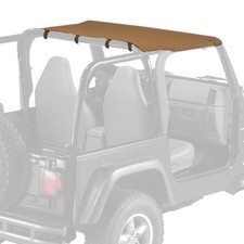 Jeep Sun Top For 97-06 Wrangler Tj In Spice Sailcloth