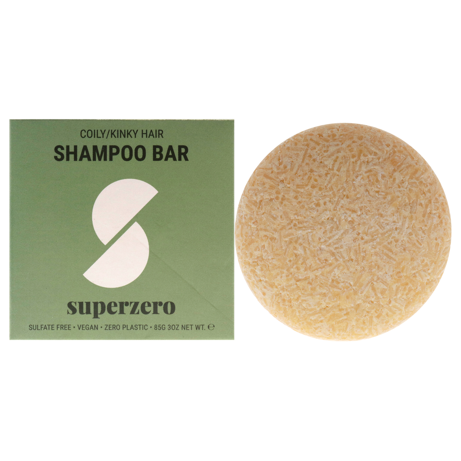 Shampoo Bar Coily and Kinky Hair by Superzero for Unisex 3 oz