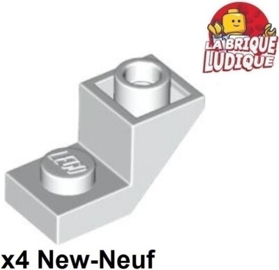 LEGO 4x Slope Inverted Slope Reverse 45 2x1 2/3 Cutout Weiß/White 2310 Neu
