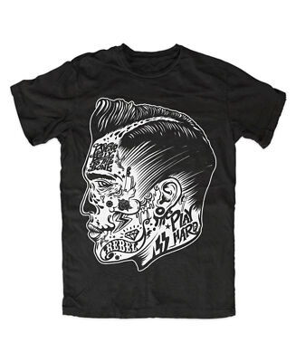 Tattooed Psychobilly T-Shirt Ink,Tattoo,Kult,Fun,Rock,Style,Fashion,Rebel