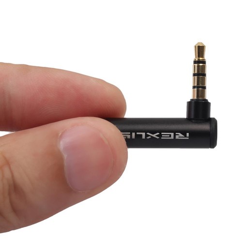 90 Degree Right Angled 3.5mm Male to Female Adapter Connector Stereo Plug - Photo 7/19