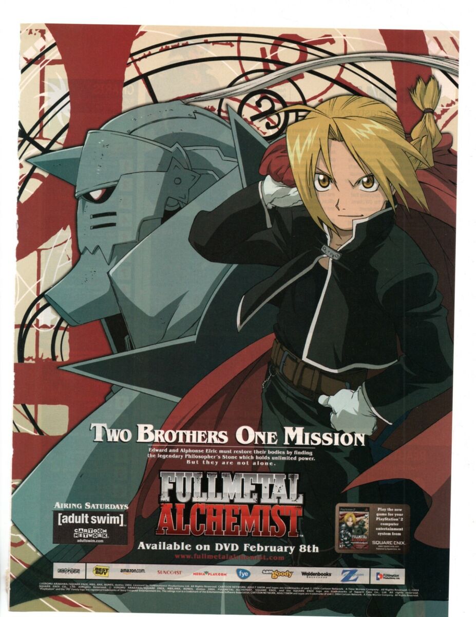 Fullmetal Alchemist BROTHERHOOD - The Elric Bros! Poster for Sale by Best  Anime Gear