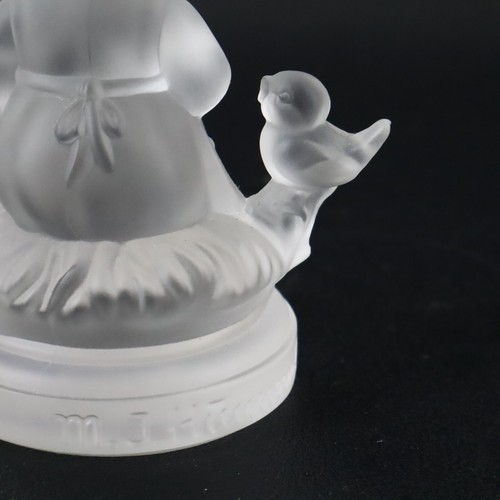 Goebel M J Hummel The Botanist Frosted Crystal 3-1/4" Figurine 1992 - Picture 8 of 10