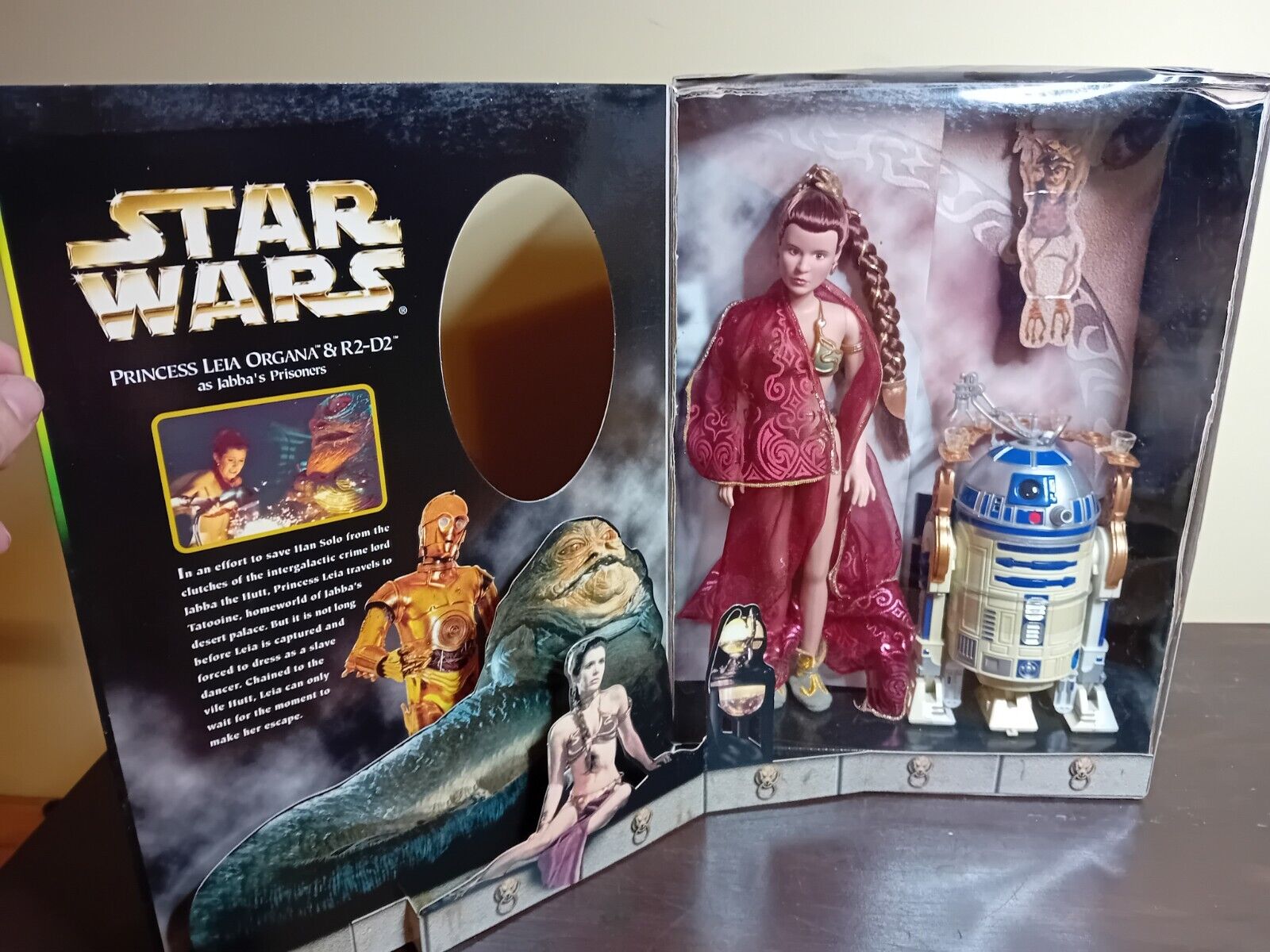 Star Wars Princess Leia Organa & R2-D2 Jabbas Prisoners 1998 Limited Edition