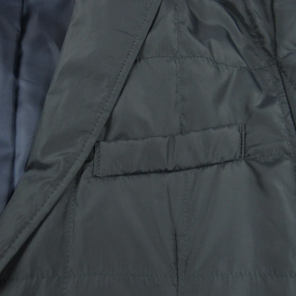 Blazer Chaps Para Hombre Medio Azul Acolchado Abrigo Deportivo Nylon Poliéster Exterior Foto 3 de 4