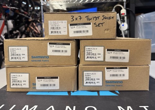 Lot of 5 New Shimano SL-RS45 Revo Tourney 3x7-Speed Shifter Sets