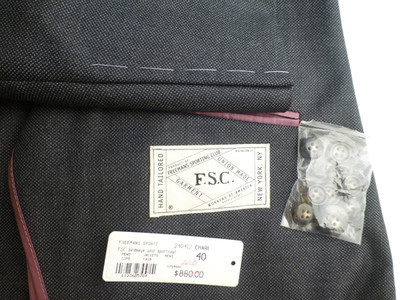 Freemans Sporting Club Blazer 40R New $880 Gray FSC USA Jacket