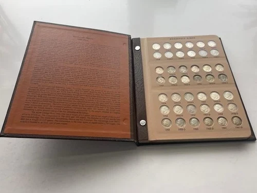 Complete Set Silver Roosevelt Dimes 1946-1964 in Dansco Album PLUS Clad 65 - 06*