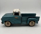 Vintage Tonka Toys 1959-60 Blue and White Sportsman Stepside Steel Pickup Truck