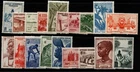 FRENCH WEST AFRICA SG34/52 1947-58 DEFINITIVE SET MTD MINT