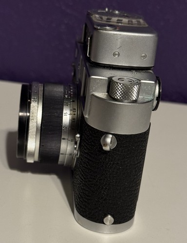 Telémetro de cuerpo plateado Leica M2 35 mm cámara fotográfica cañón lente 2:8 leicámetro MC - Imagen 9 de 13
