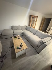 Grey Corner Sofa and Footstool (see description) *collection only*