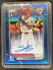 2024 Bowman Draft Seaver King Chrome Auto Blue Refractor 1st #/150 Nationals