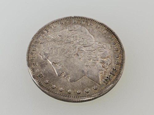 Moneda de dólar Morgan 90% plata 1882-O sin clasificar (AM1089490) - Imagen 2 de 5