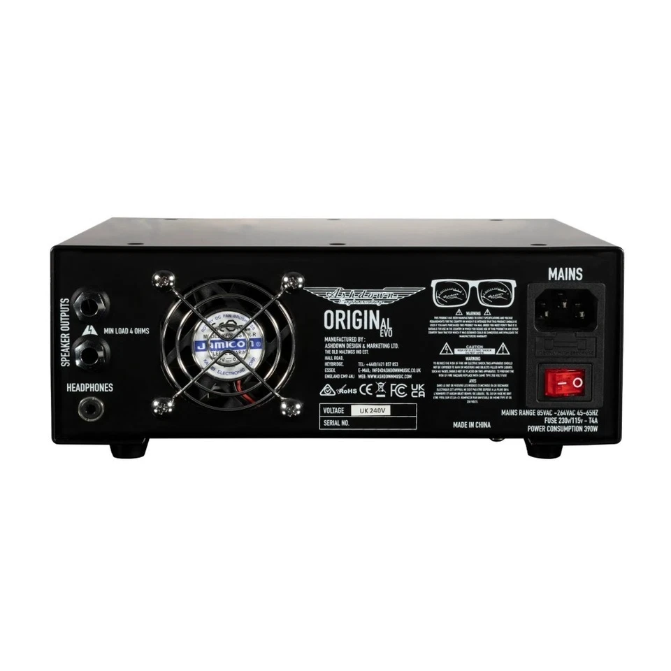 ASHDOWN OriginAL EVO 300 Mini 300w Bass Head Amplifier with 5-band EQ and DI - Image 2 of 4