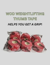 WOD Nation 6 pk WEIGHTLIFTING HOOK TAPE