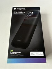 Mophie Juice Pack Battery Case For Iphone 16 Pro Max - Slim Charging Case
