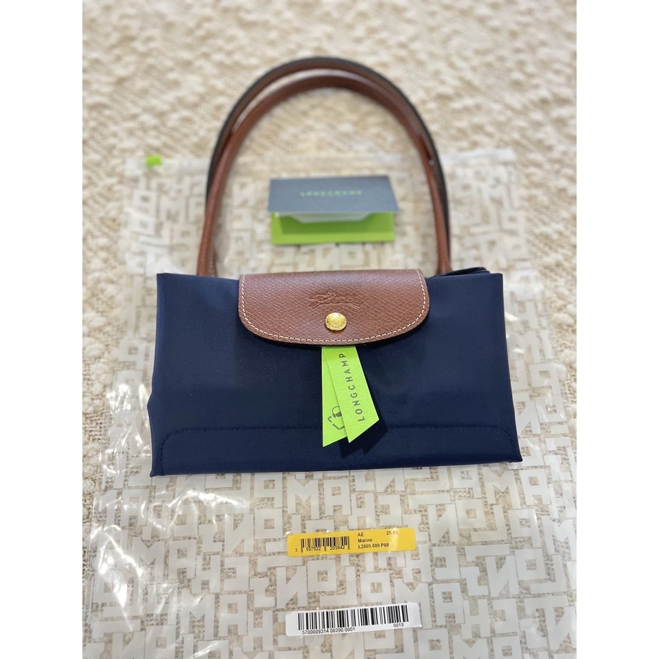 Autêntica Bolsa Tote LONGCHAMP Le Pliage Original M Nova em Folha - Várias Cores - Imagem 2 de 4