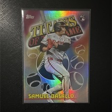 Topps 2026 Series 1 Titans of the Game Samuel Basallo Rookie Orioles TOG-10