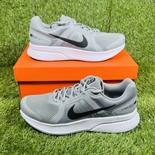 New Nike Run Swift 2 Particle Grey Black White CU3517-014 Men's Size 10.5