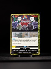 One Piece TCG English OP13-096 The Five Elders Are at Your Service R Foil Eng NM