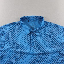Adidas Golf Polo Mens Medium Blue Burst Ultimate 365 Performance Stretch